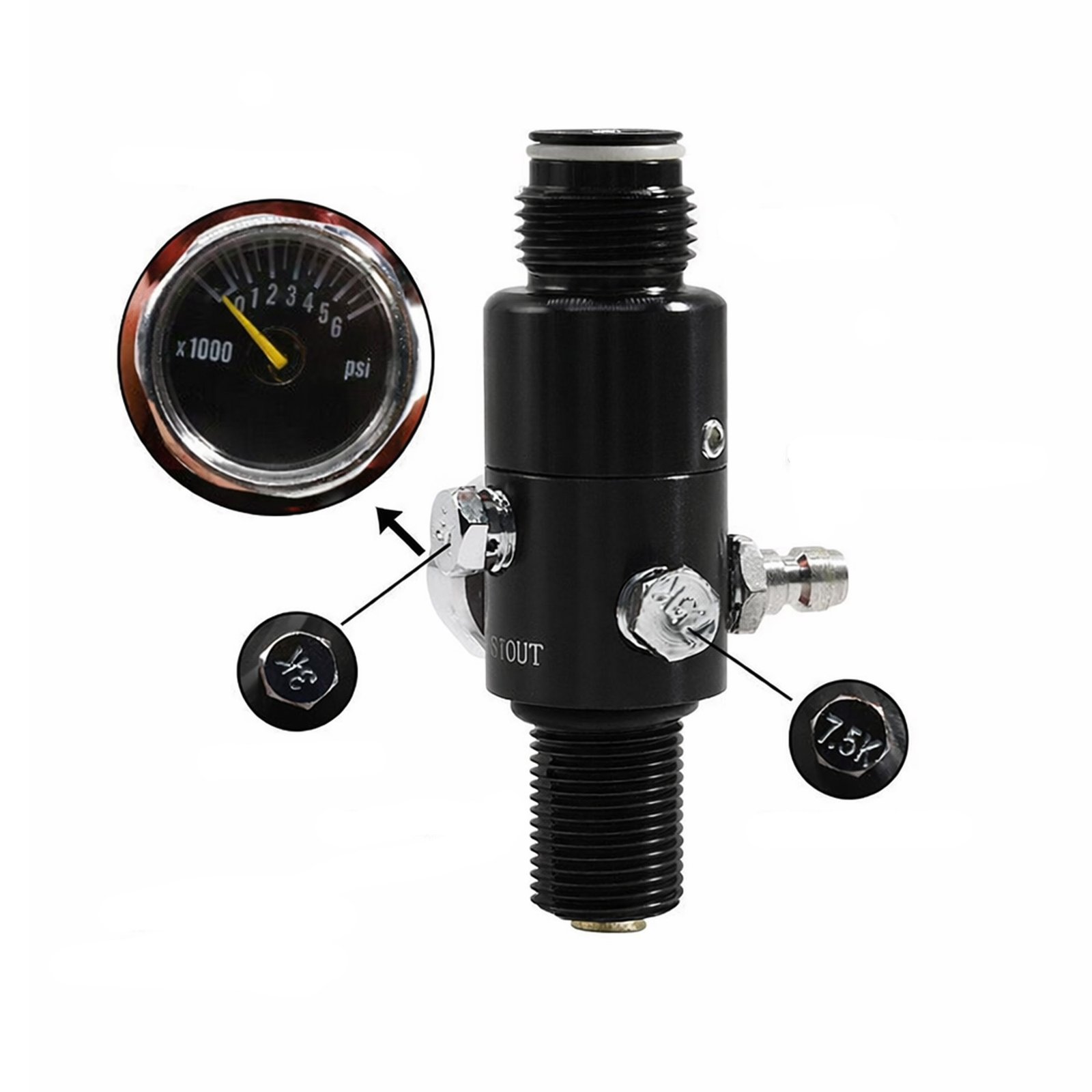 Paintball HPA Tank Regulators