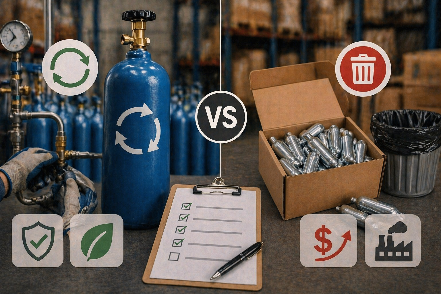 Are CO2 Cylinders Refillable or Disposable? What Buyers Need to Know Before Ordering